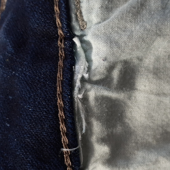 Rider by Lee Mid-Rise Bootcut Curvy Blue Jeans Waist 38" - Picture 14 of 16